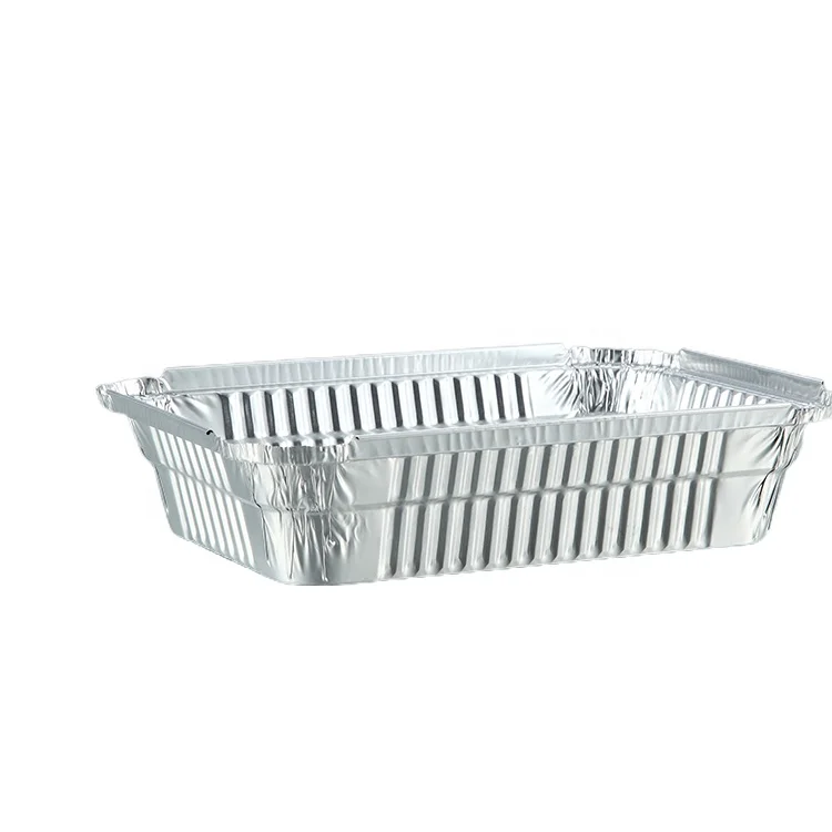 Kitchen Use Foil Container Recyclable Meal Packaging Foil Containers Aluminum Foil Baking Tray