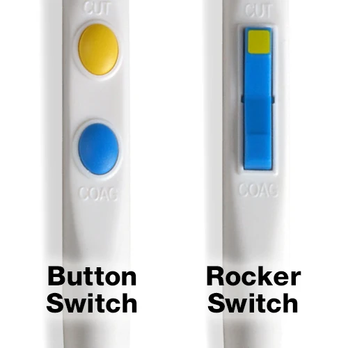 surgical Disposable hand switching ESU pencil with cable metal pin for surgical operation
