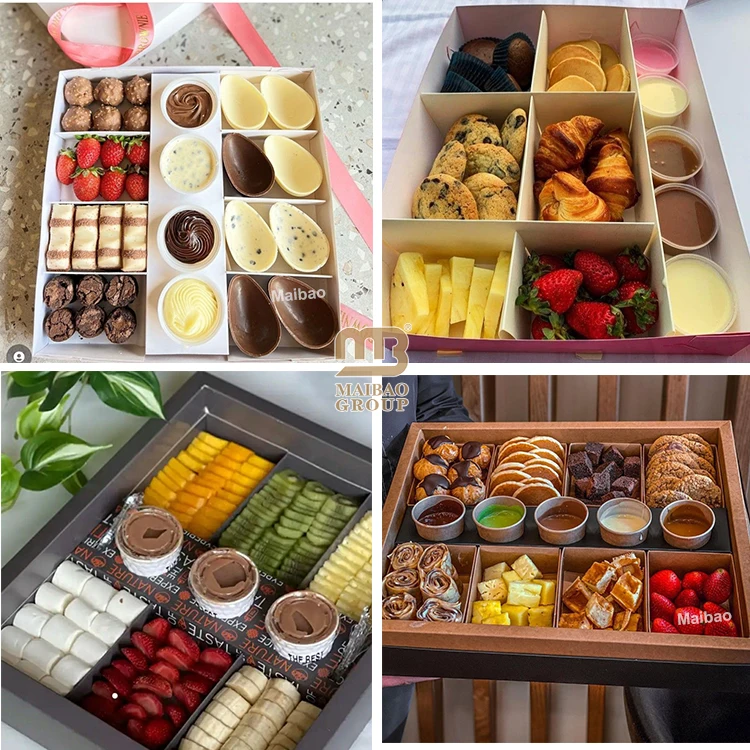 Прямоугольная коробка для десерта