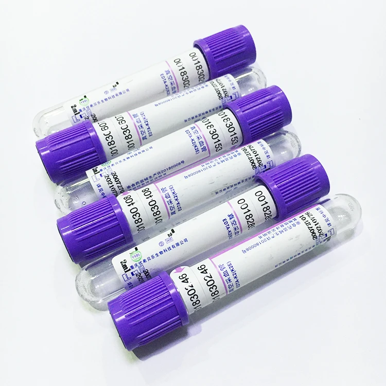 
Wholesale Price Purple Color Vacuum 0.5 K2 Edta Blood Collection Tube 