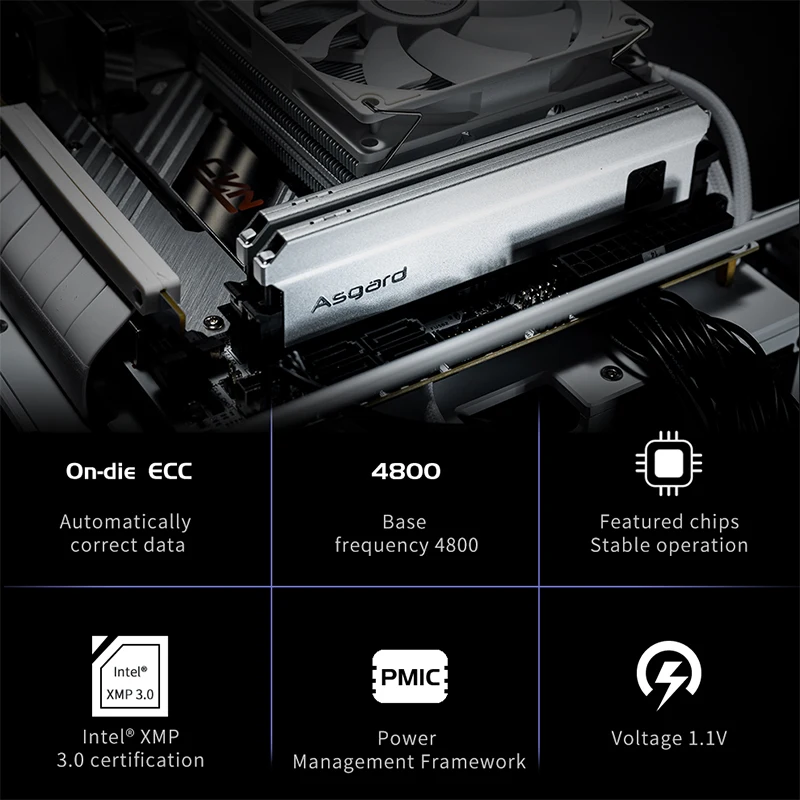 Asgard DDR5 ОЗУ 16 Гб (8Gx2) 4800 МГц серии Freyr memoria RAM XMP 3 0 ddr5 ram игровой для настольного компьютера