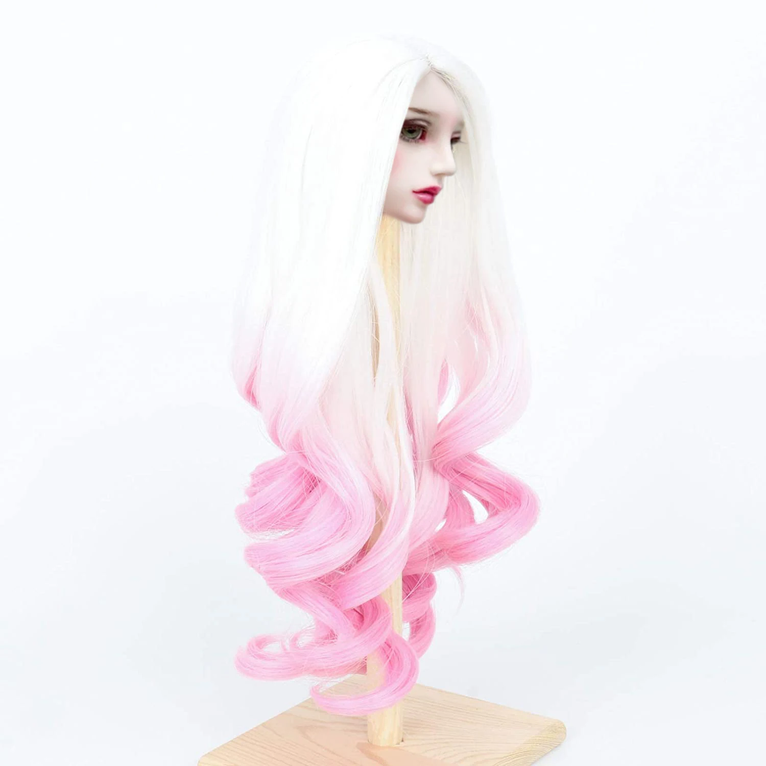 1/6 1/4 1/3 BJD Doll Wig No Shinning Heat Resistant Synthetic Hair Doll Wig for BJD SD Doll