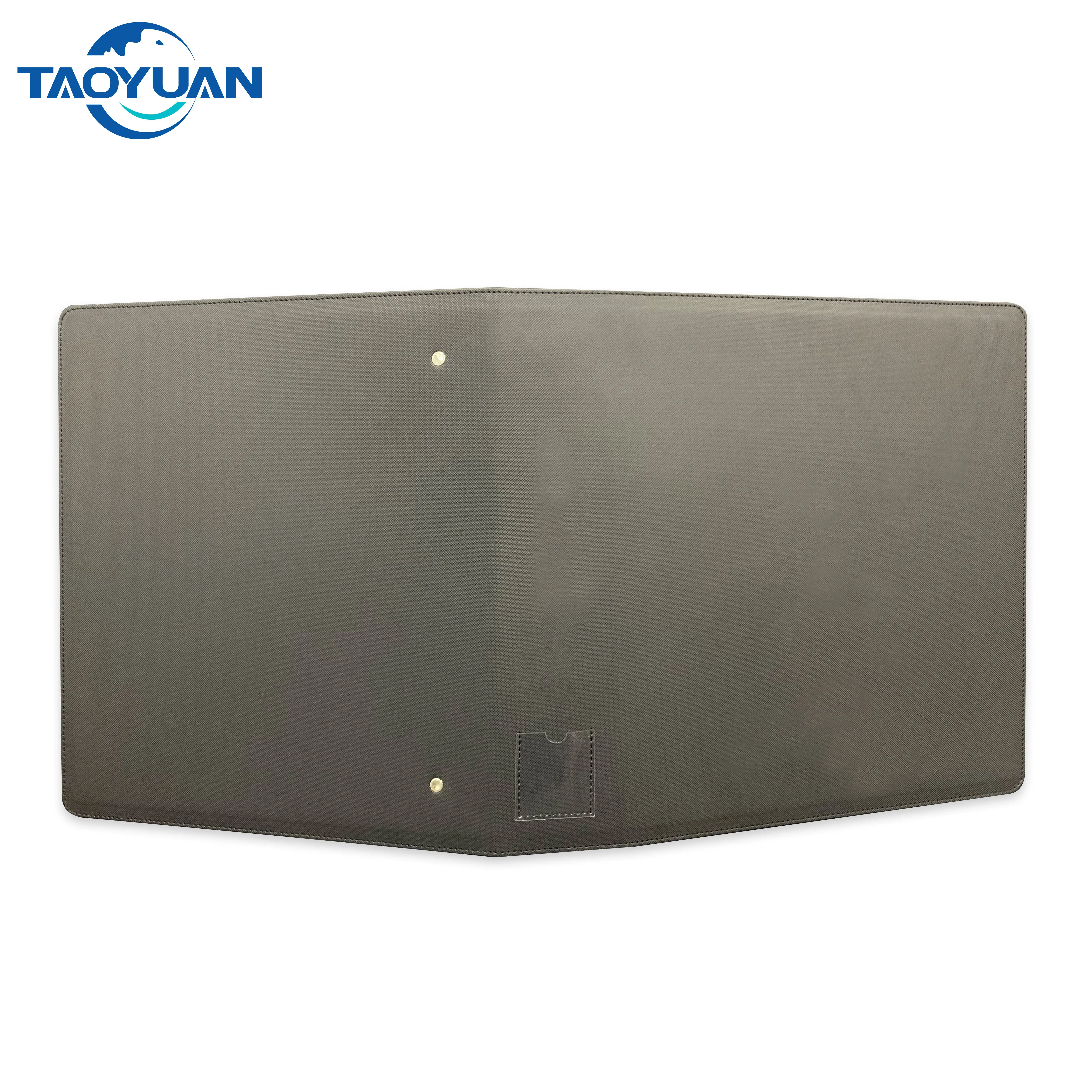 Dongguan Bowen производство кожи 3 кольца переплет для страниц градационная плита карт с 4 или 6 слотами сделанная из PU-ONE страницы