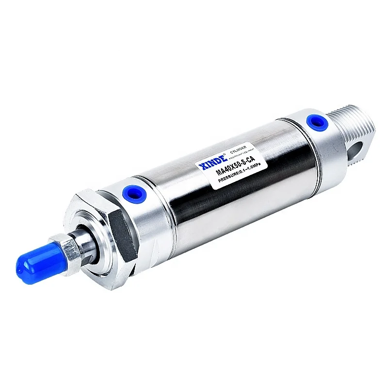 Longer Life CDM2B Series Stroke 25-300 Bore 16-40 Stainless Steel Mini Piston Air Cylinder pneumatic