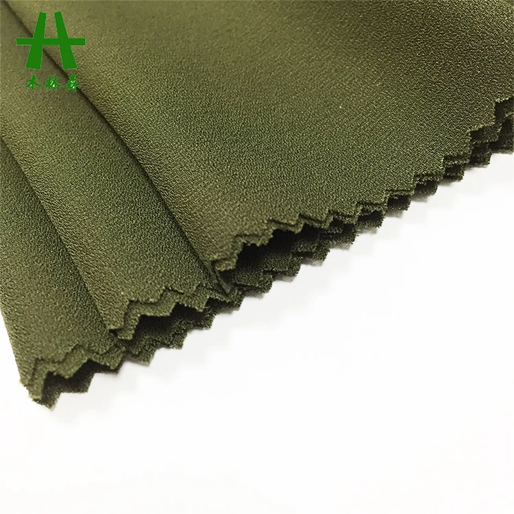 Mulinsen Textile P/D Woven 100% Polyester Wool Dobby Georgette Chiffon Crepe Fabric