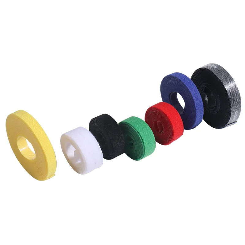 Velcroes cable tie nylon self-adhesive hook wool same-body data cable cable management binding device Velcroes plant binding