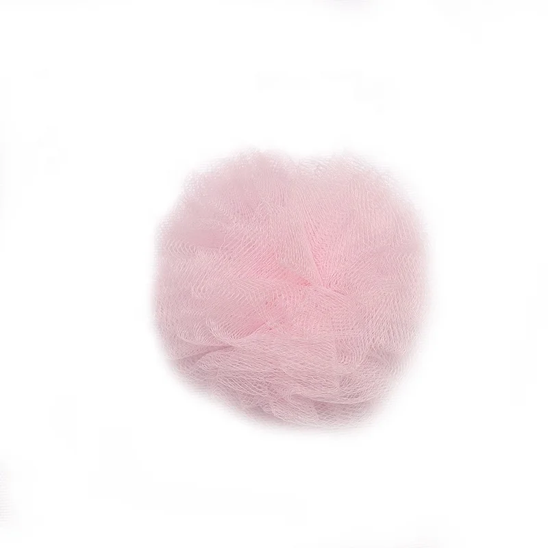 100% polyester pink tulle pompom wedding decoration custom tulle pompom