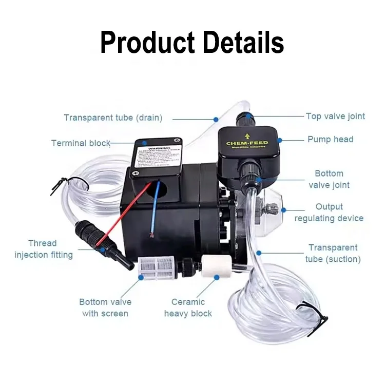 C-600 automatic chemical dosing pump Swimming pool chlorine feeder dispenser chlorine feeder for Above-Ground Pools