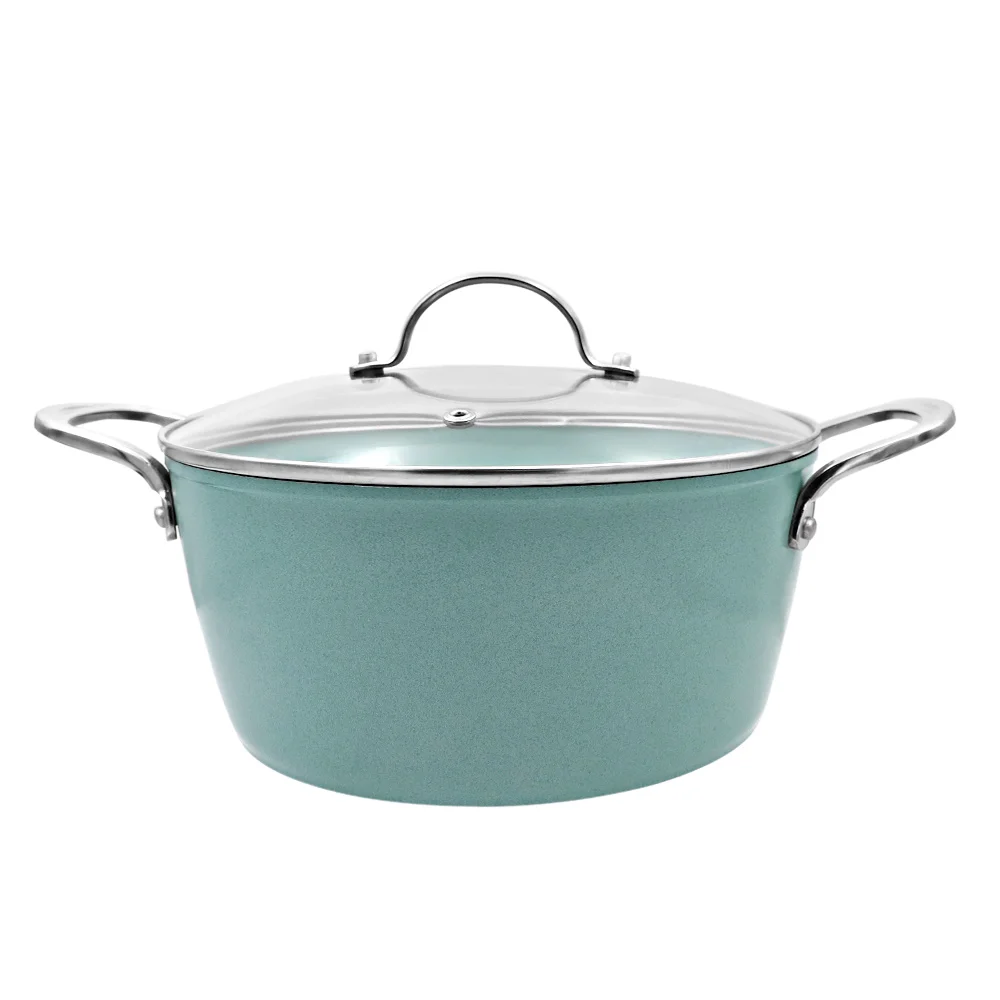 New Arrival Induction Cooking Pot Ceramic Coating Cookware Dutch Oven Casserole Nonstick Stock Pot with Lid