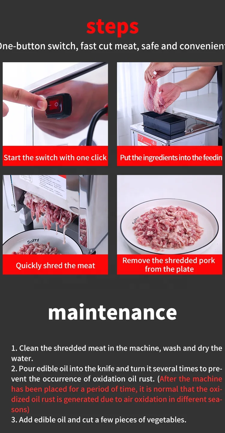 Meat Cutting Machine commercial meat grinder Meat Product Making Machines