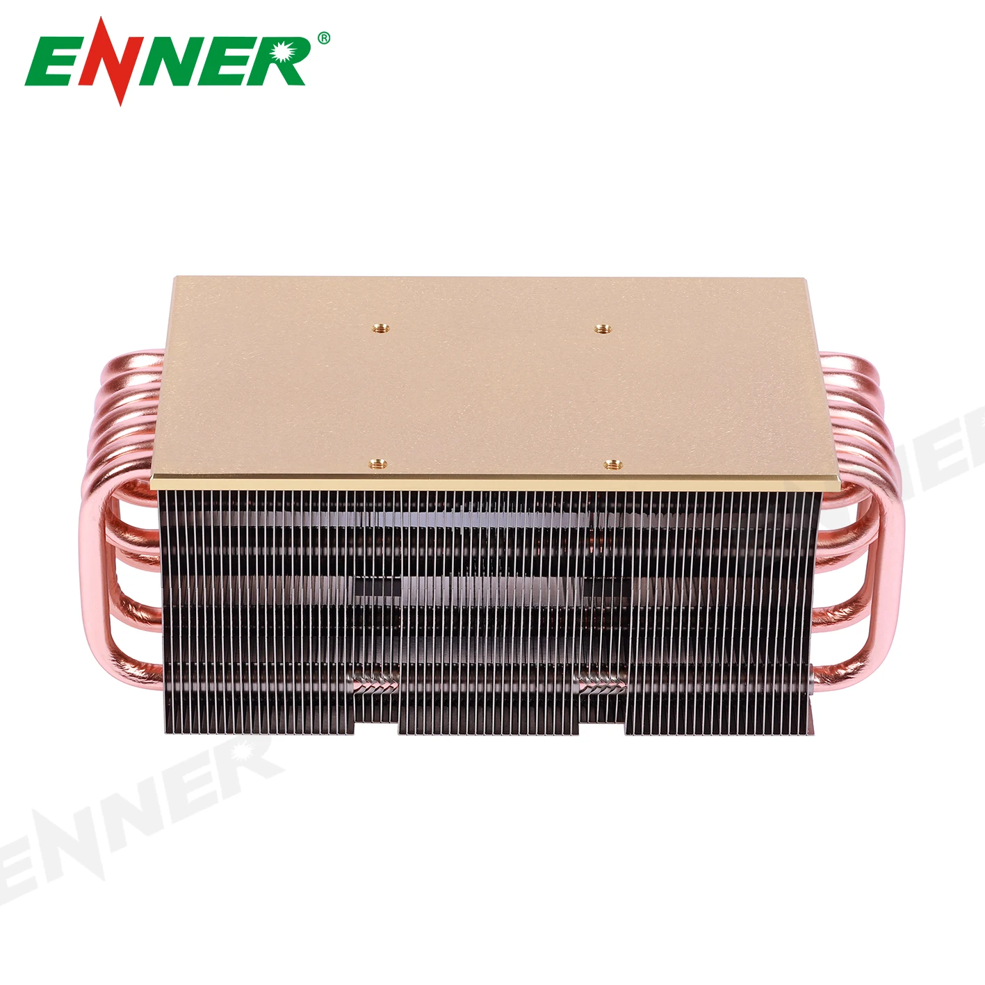 High Power Copper Heat Pipes with Pin Fin Heatsink Copper Cold Plate Heatpipe