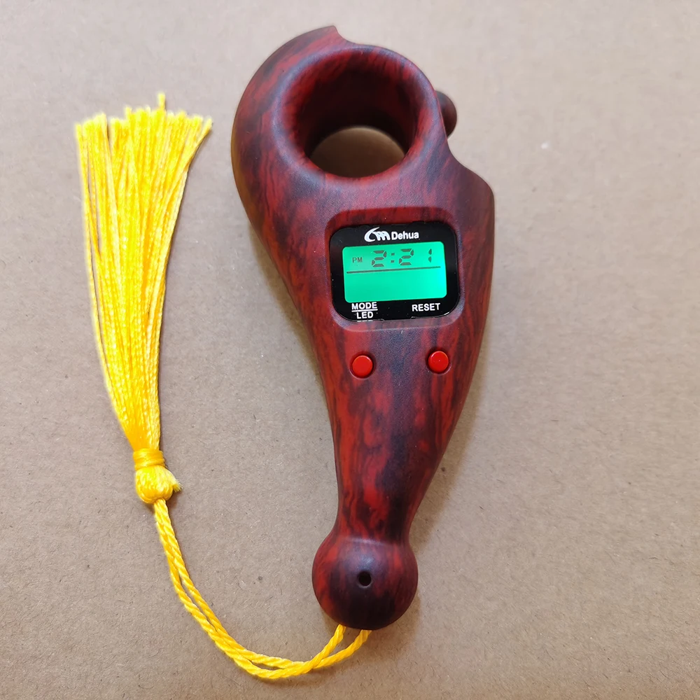  Время часы LED свет Рамадан подарок с молитвенными бусинами исламский Tasbih цифровой светодиодный электронный четки мусульманский Tasbeeh Палец
