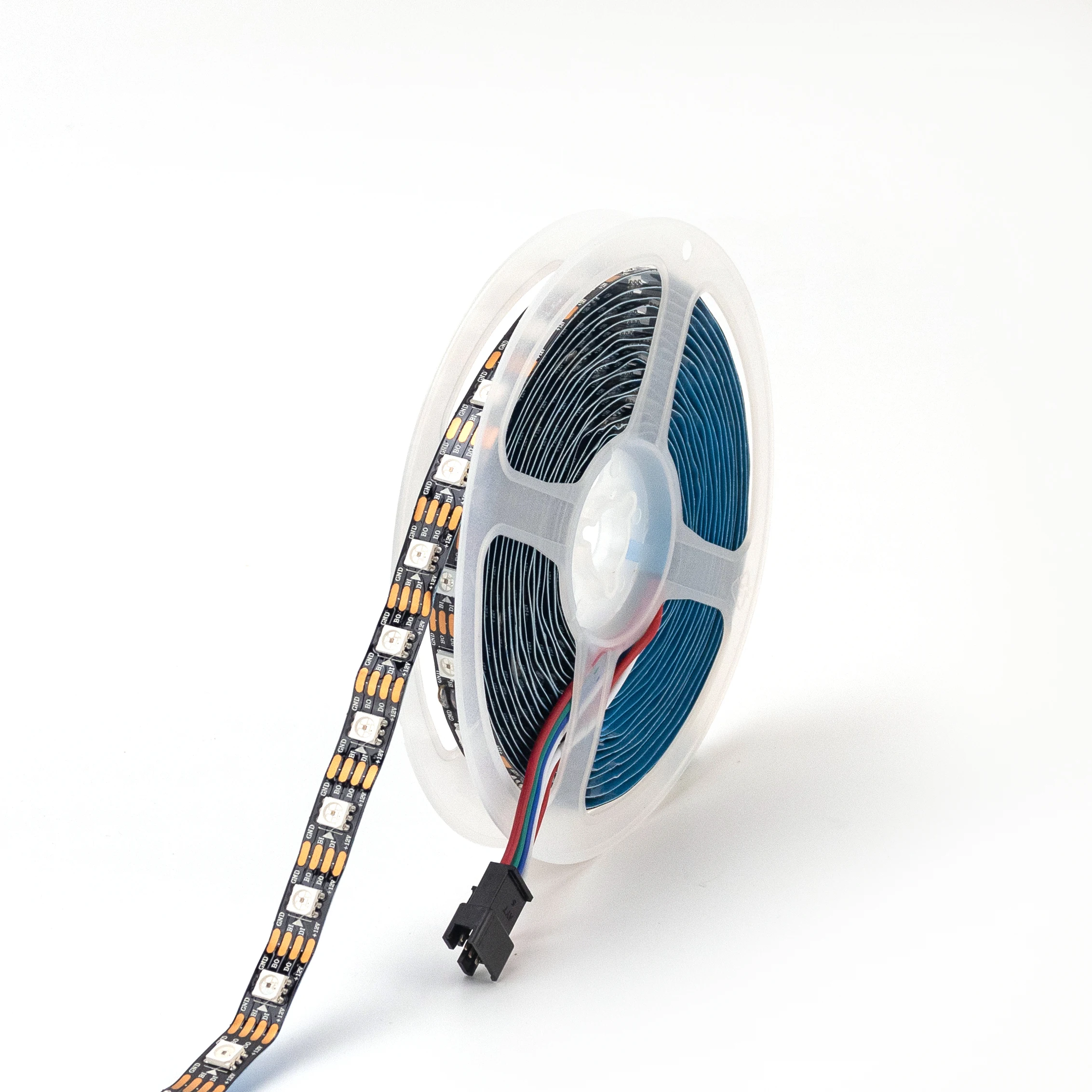 High efficacy Outdoor 12V RGB bendable waterproof Flexible RT1809 60pcs LED strips led strip light rgb