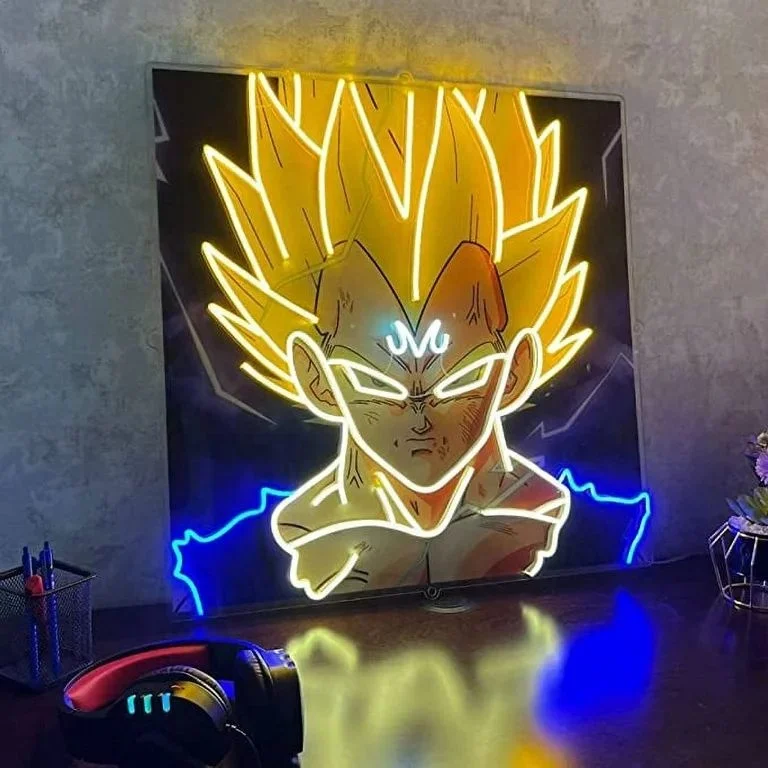 2024 hot sale Now Neon Wall Lights Home Decor Lights UV printed Anime led light neon sign  For kids room
