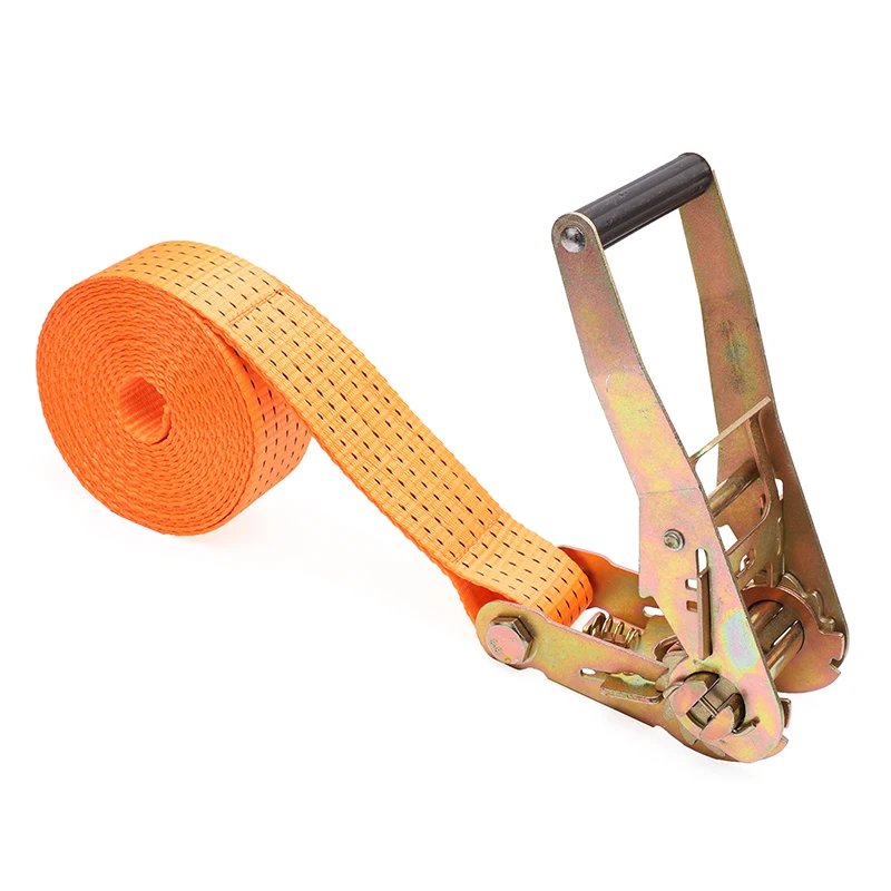 High Quality 2 inch Retractable Ratchet Straps Ratchet Tie Down Straps Cargo Straps For Truck