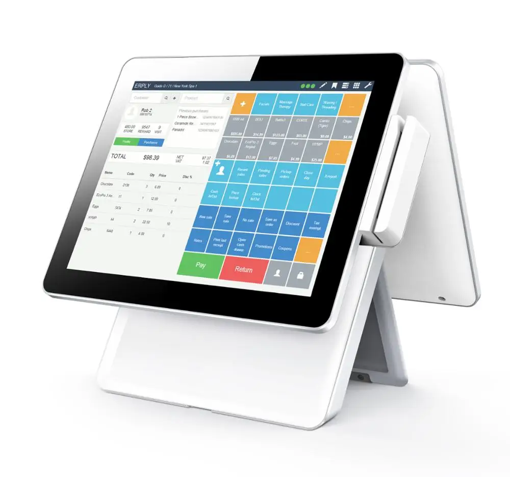 Abarrotes Punto de Venta 15 inch touch screen Windows 10 hot selling point of sale/pos system/TPV/ punto de sistema de venta