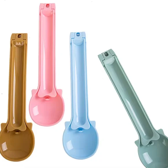 Wholesale cat feeder cat food squeeze spoon pet liquid snack feeding spoon cat food spoon multifunctional