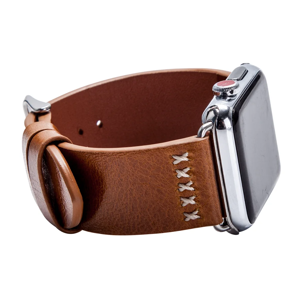 
 Ремешок для часов из натуральной кожи, быстросъемный ремешок для часов Apple Watch 38 мм 42 мм, поддержка OEM  