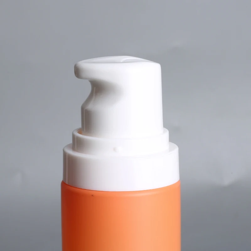 customize Plastic 30ml 50ml 70ml bottles cosmetic cream toner foundation packaging small lotion pump bottle