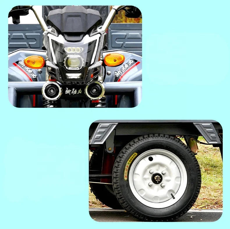 China low price load electric tricycle 60V/1000W used for cargo transportation