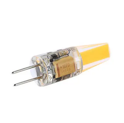New Capsule Silicone G4 LED Silica COB Mini Spotlight 12V 24V Dimmable G4 COB Lamp Bulb