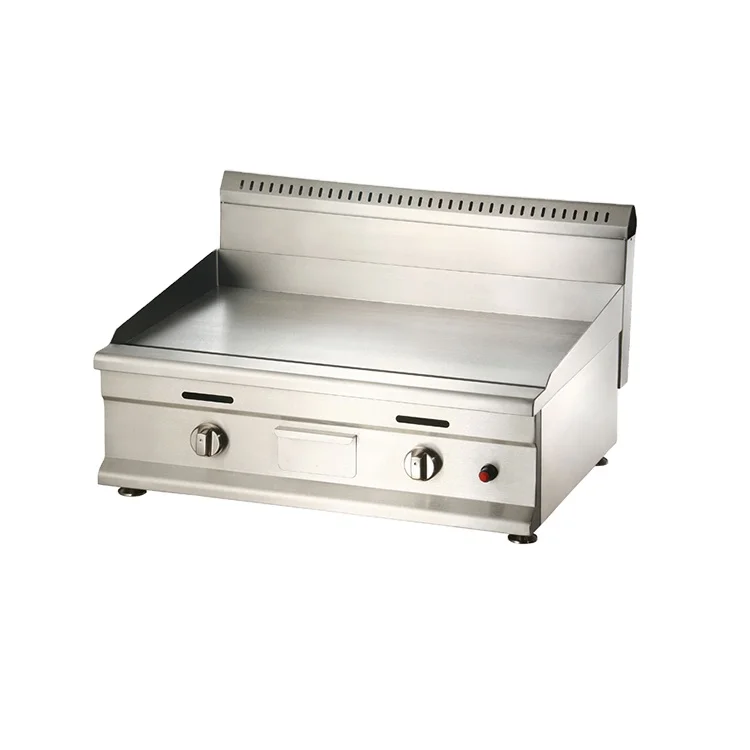 Industrial professional 12mm LPG2800 flat top gas griddle grill