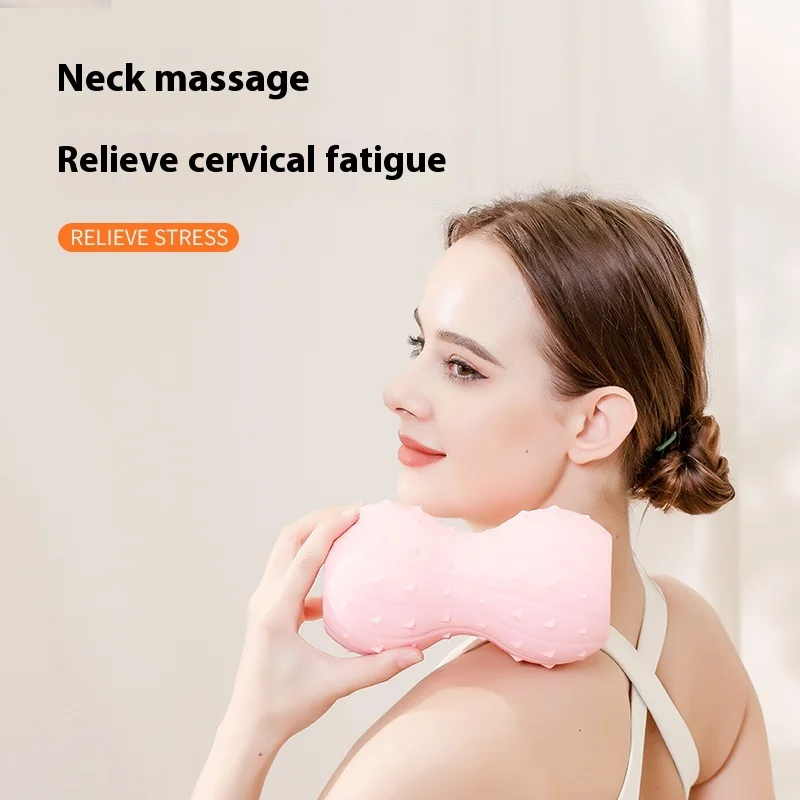 LUYAO Portable Electric  Peanut Massage Ball Vibrating Massage Ball for Pain Relive Foot Muscle Massager