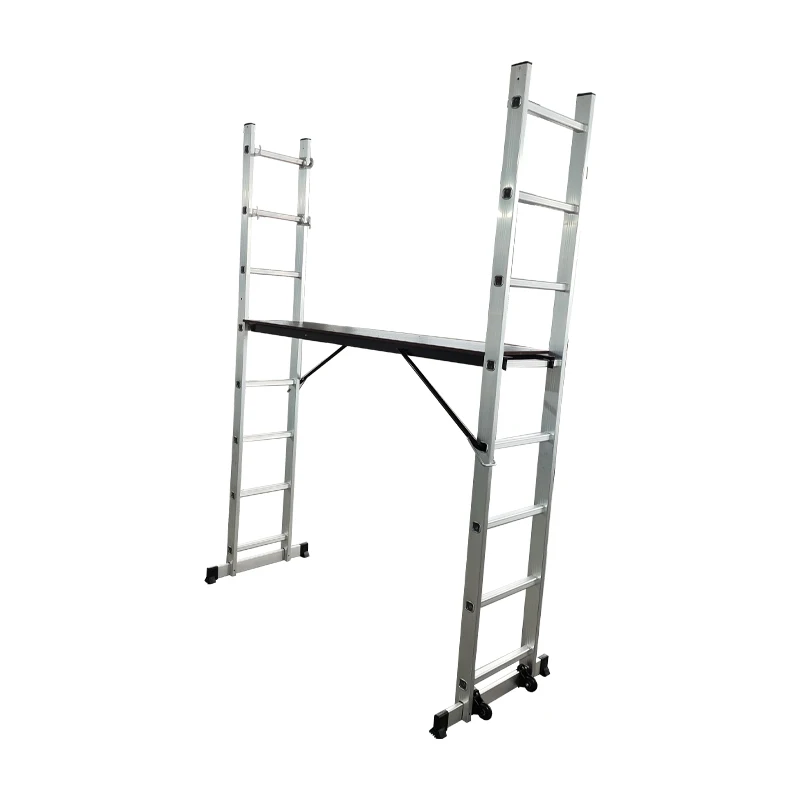 WEIKEN Escalera Retract Cheap Scaffolding for Sale Aluminum Scaffold Ladder for Painting and Drawing Outdoor