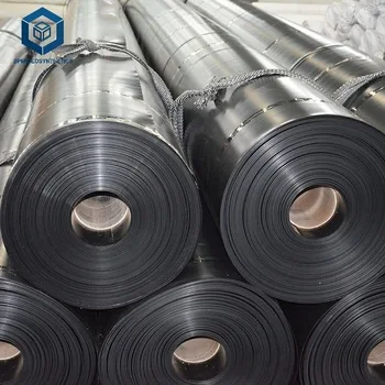 HDPE Geomembrane Impermeable Pond Pool Liner Waterproof PE Black Plastic Pond Liner Sheet Construction Roll