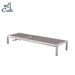 Swimming pool chaise lounge  beach aluminum outdoor furniture sun  lounge chair folding beach chaise lounge chair