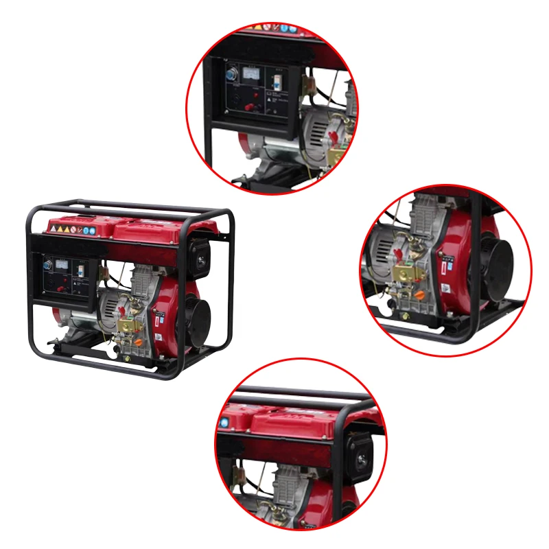 Hot Sale CINTONM Powerful 7000W  Generator Silent  Generators For Home Electric 7KW