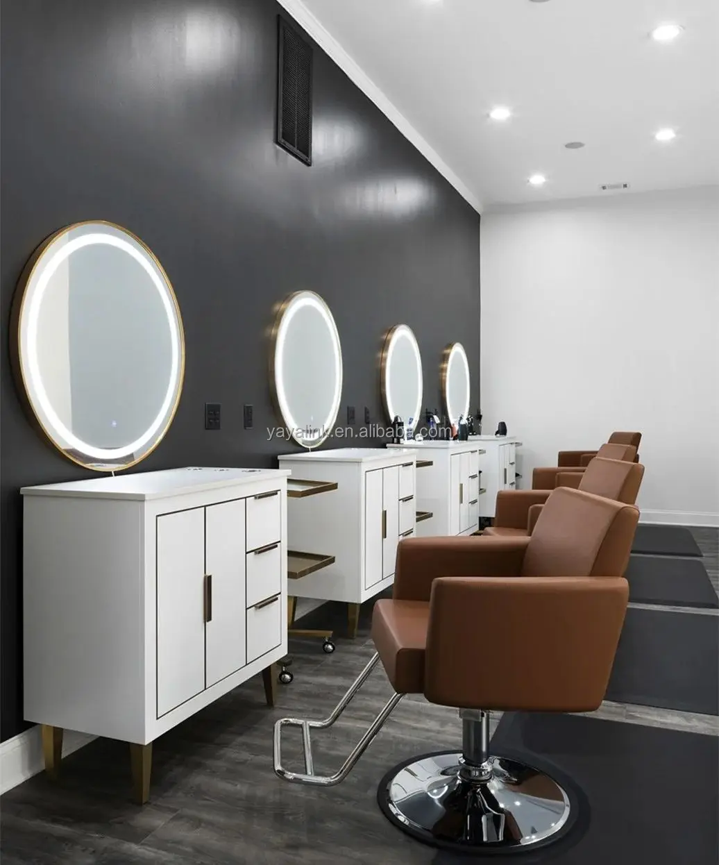 styling station double sited mirror on a table salon mirror station bedroom mirror