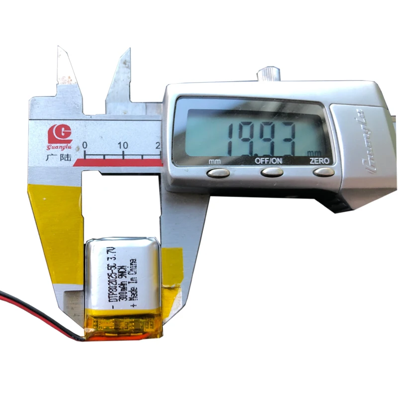 5C High discharge rate 3.7v 300mah 802025 082025 lipo battery