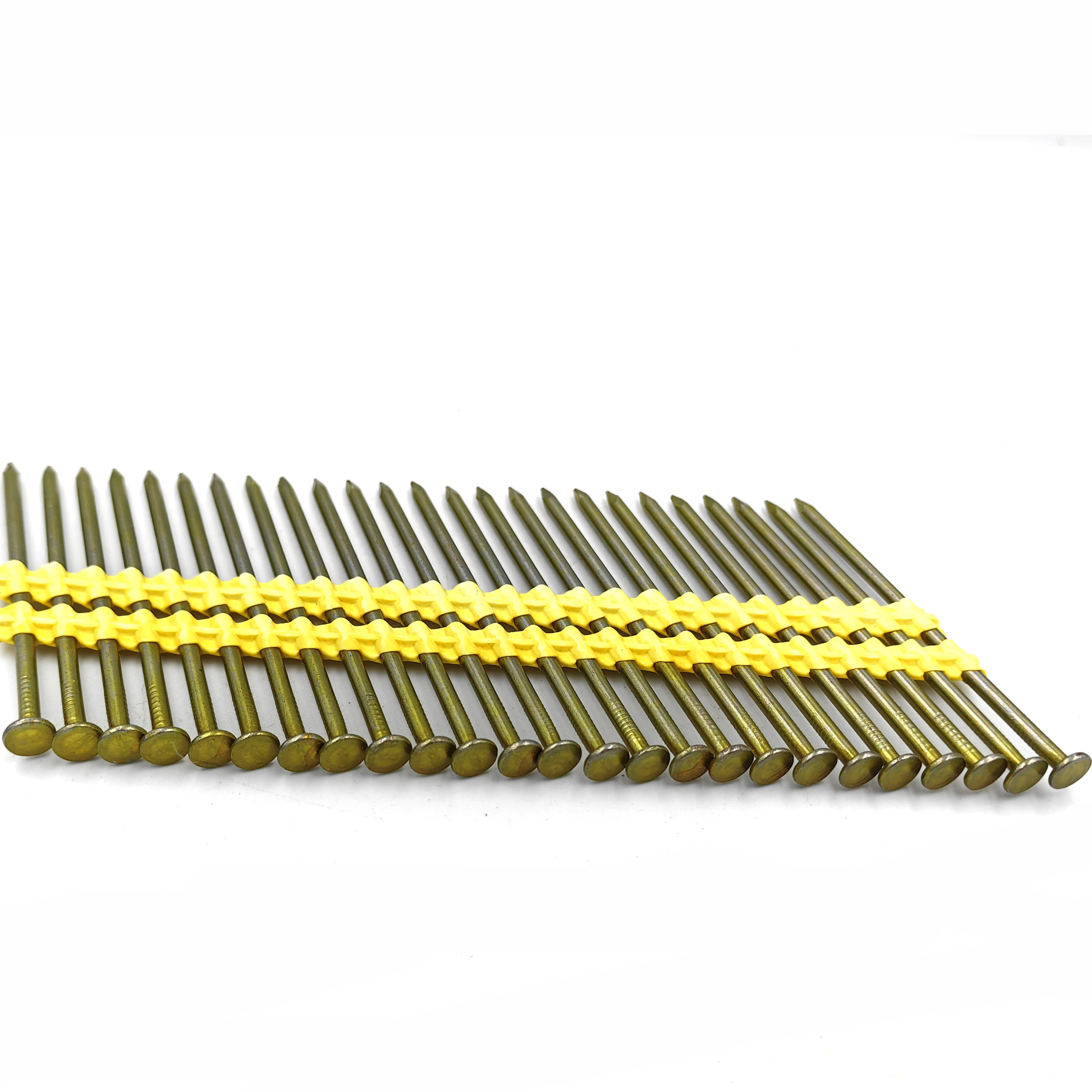 3 x .120 21 degree 3 inch China factory plastic strip framing nails
