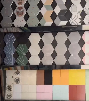 tile & decor inc decorative porcelain floor original art nouveau tile deco warehouse plaid bathroom geometric cement tile