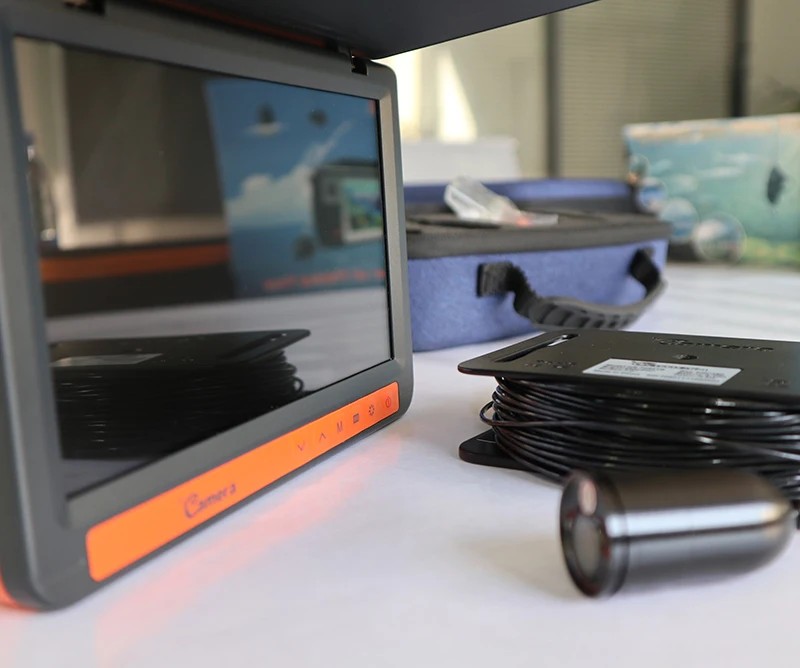 HR-7050TR Fishing equipment professional low price ocean beach ice fishing 50m cable  fish finder camera underwater