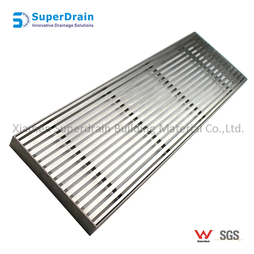 Hot Sale SS304/316 Swimming Pool Gutter Trench Drain Grate Bathroom Sink Cover