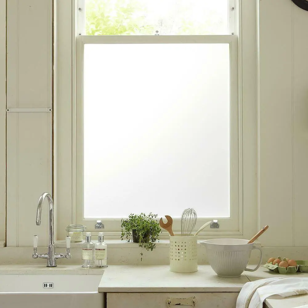 2022 New Product Self Adhesive Privacy Decorative Bathroom Door Glass Frosted Matte Window Films