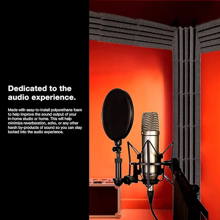 Factory Polyurethane Foam Bass Trap Panel Use In Recording Room And Home Acoustic Foam Bass Trap Corner Cube Pu Low Voice