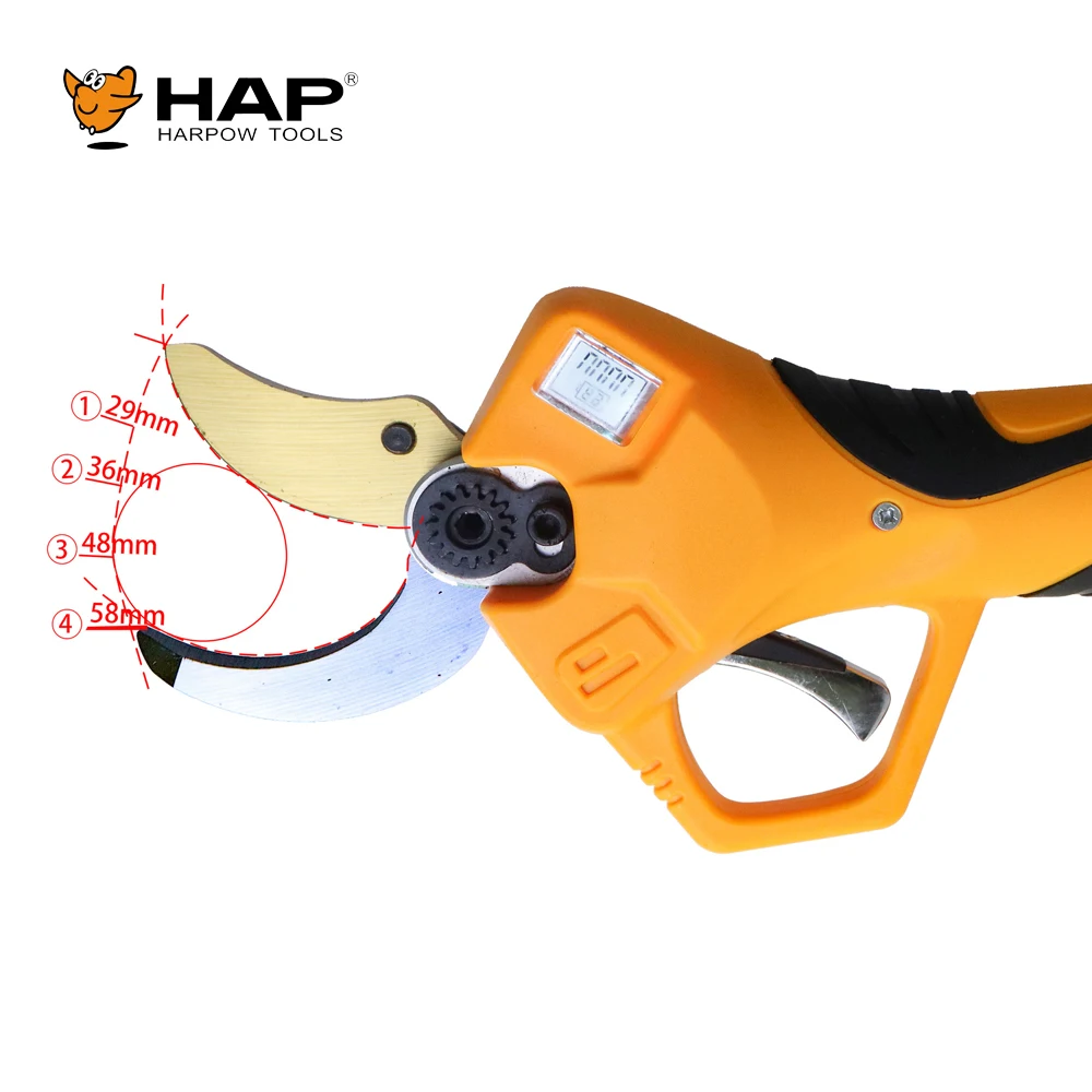 Portable Battery Powered 0-28mm Cutting Range Electric Shears Tree Branch Pruner For Gardening