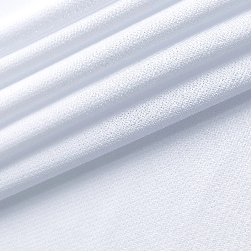 breathable wicking 100 polyester knitted fabric bird eye mesh fabric for sublimation print