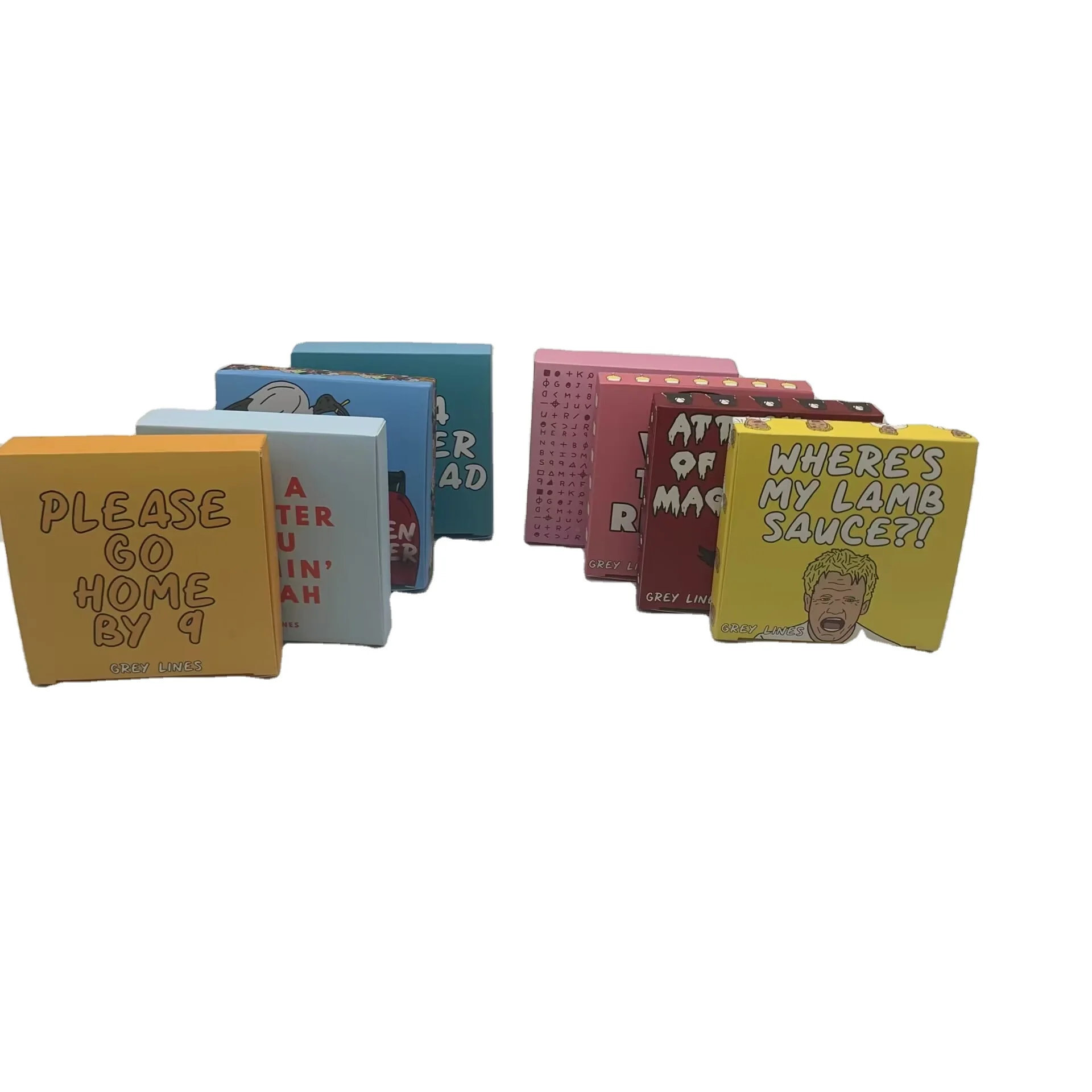 Cute Cartoon Pattern Eye shadow Package Canada Hot Sale powder Packaging Customized Wholesale Cosmetic Paper Box