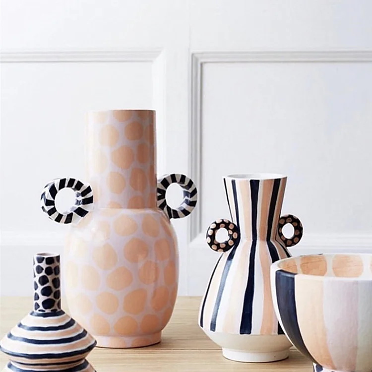 Оптовая продажа свадебные декоративные вазы Современные Уникальные Вазы для пола цветочные домашнего