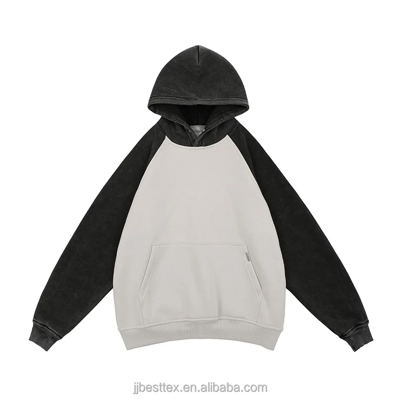 400 тяжелый хлопок чистый yeezy стиль Проблемные кислотная стирка цвет блока
