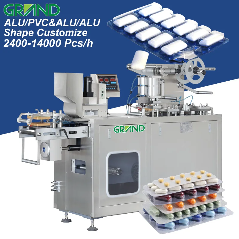 DPP-120H Автоматическая фармацевтическая машина pvc мини блистерная упаковочная машина