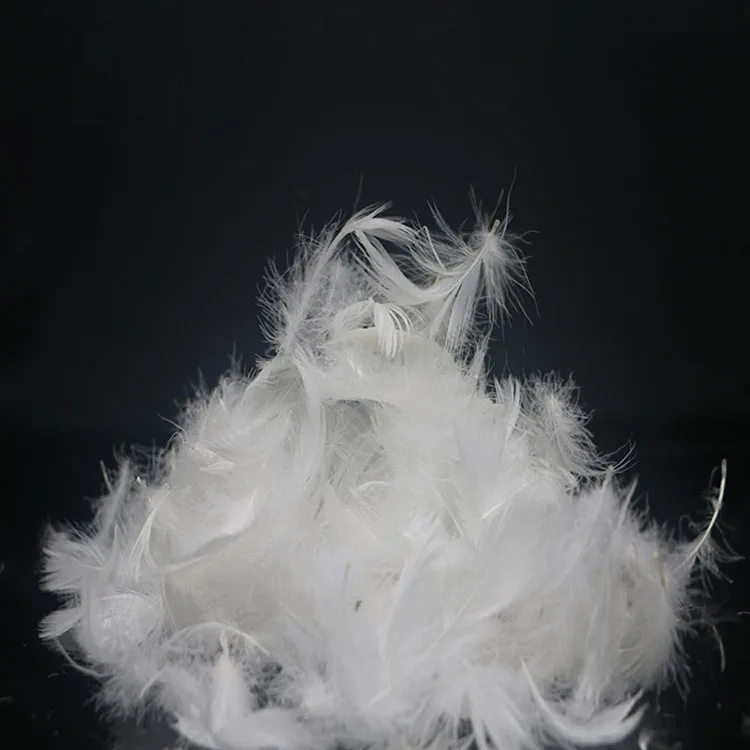 Factory Price Soft Warm White Duck Feather pluma Duck Down Feather For Home Textiles