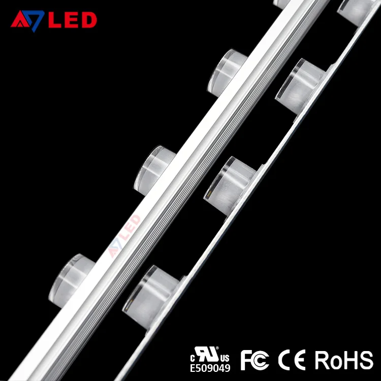  High power 12v smd3030 28.8w/m edge lit aluminium led Hard strip for double side light box