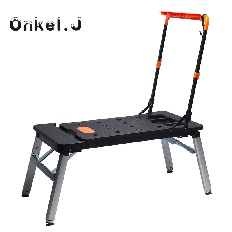 Outdoor Indoor 7 In 1 Multi-function Garage Workbench Foldable Work Table