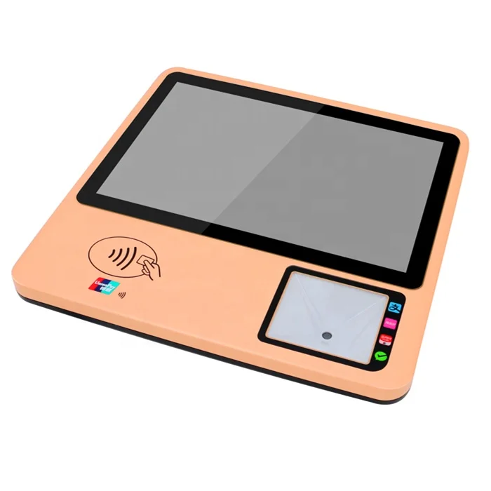 Android 10.1 inch touch pos terminal  with barcode scanner For supermarket retailer store price checker