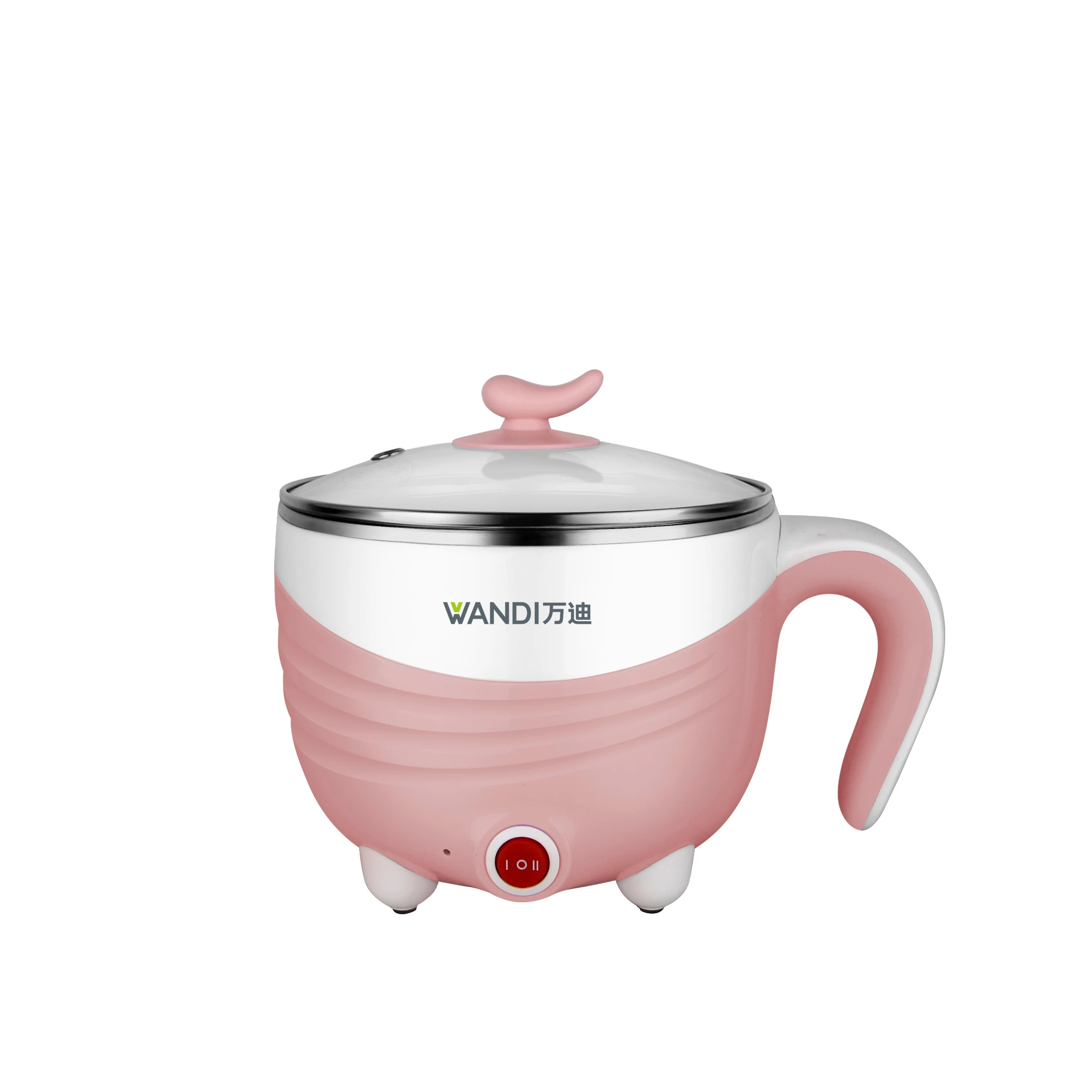 Антипригарная скороварка для лапши 1,5 л, электрический горячий горшок с регулировкой мощности